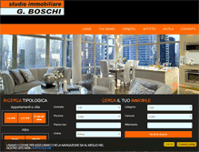 Tablet Screenshot of boschiimmobiliare.it